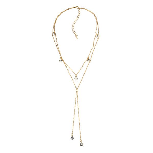 popular jewelry temperament elegant crystal pendant multilayer necklace jewelry simple fashion pendant necklace women women jewelry, Silver
popular jewelry temperament elegant crystal pendant multilayer necklace jewelry simple fashion pendant necklace women women jewelry, Silver