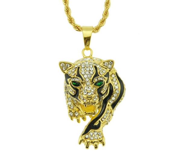 мужская мода iced out bling питания из нержавеющей стали tiger head подвеска hip hop витой цепи ожерелье ювелирные изделия, Silver 
мужская мода iced out bling питания из нержавеющей стали tiger head подвеска hip hop витой цепи ожерелье ювелирные изделия, Silver