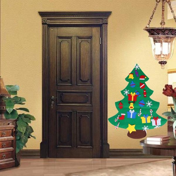 2017 diy felt christmas tree set with ornaments new kids children gift toddler door wall hanging preschool craft xmas decoration
2017 diy felt christmas tree set with ornaments new kids children gift toddler door wall hanging preschool craft xmas decoration