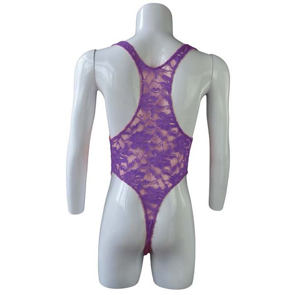 men lingerie one-piece floral lace semi see-through bodysuit underwear sleeveless high cut jumpsuit costume bodysuit men, Black;brown
men lingerie one-piece floral lace semi see-through bodysuit underwear sleeveless high cut jumpsuit costume bodysuit men, Black;brown