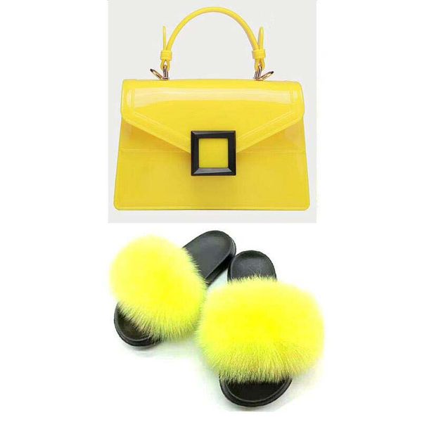 women fur slides color jelly handbag cute fur slippers girl indoor furry flip flops transparent pvc square bag shoes set, Black
women fur slides color jelly handbag cute fur slippers girl indoor furry flip flops transparent pvc square bag shoes set, Black