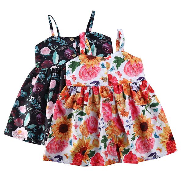 newborn baby girl sleeveless dress floral button dress casual holiday beach slim sundress 6m-4t, Red;yellow
newborn baby girl sleeveless dress floral button dress casual holiday beach slim sundress 6m-4t, Red;yellow