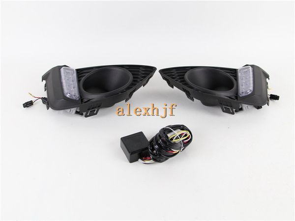 july king led daytime running lights with cover case for honda fit jazz 2014-2017, led front bumper drl with yellow turn signals light
july king led daytime running lights with cover case for honda fit jazz 2014-2017, led front bumper drl with yellow turn signals light