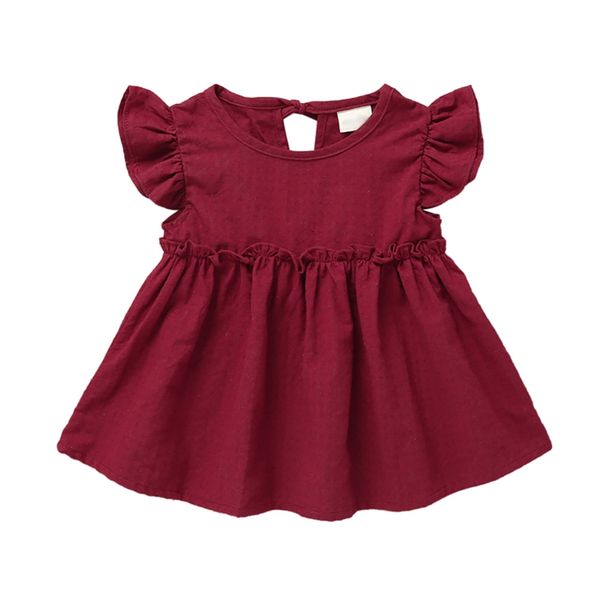 girl's ruffle sleeve dress girls princess dress toddler kids girls solid elegant princess party clothes, Red;yellow
girl's ruffle sleeve dress girls princess dress toddler kids girls solid elegant princess party clothes, Red;yellow