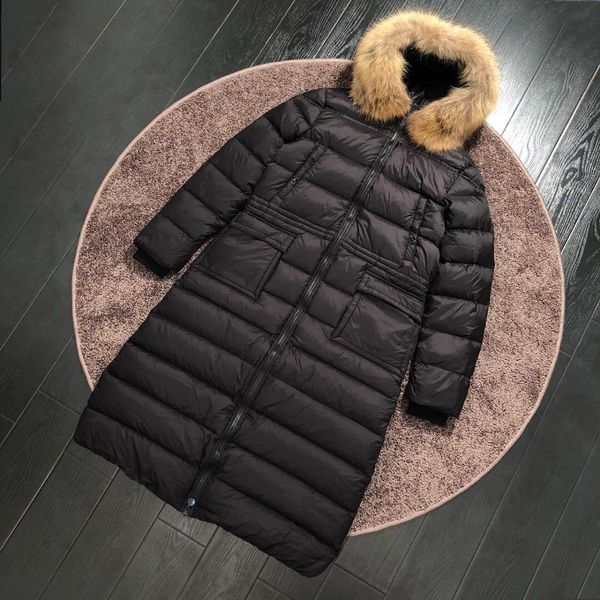 down jacket women down parkas warm winter jacket coat new fur collar hooded long thick lady white duck down coat sonw outwear, Black
down jacket women down parkas warm winter jacket coat new fur collar hooded long thick lady white duck down coat sonw outwear, Black