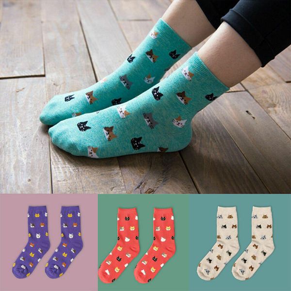 fashion casual women socks lovely cute cartoon cat socks warm soft spring autumn animal cartoon cotton socks 5 colors 1 pair, Black;white
fashion casual women socks lovely cute cartoon cat socks warm soft spring autumn animal cartoon cotton socks 5 colors 1 pair, Black;white