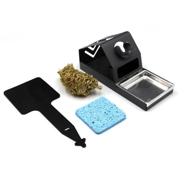 soldering iron stand holder welding tool handle metal support station frame bracket base with solder sponge high temperature
soldering iron stand holder welding tool handle metal support station frame bracket base with solder sponge high temperature
