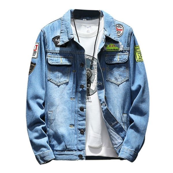 spring jeans coats new fashion denim jacket men's fashion casual jacket youth denim jackets plus size windbreaker, Black;brown
spring jeans coats new fashion denim jacket men's fashion casual jacket youth denim jackets plus size windbreaker, Black;brown