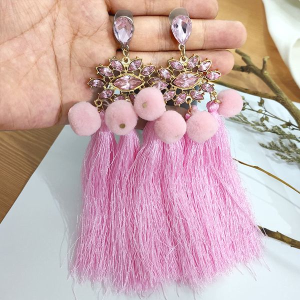 flatfoosie fashion boho long tassel crystal drop earrings women big statement earrings wedding gifts accessory jewelry bijoux, Silver
flatfoosie fashion boho long tassel crystal drop earrings women big statement earrings wedding gifts accessory jewelry bijoux, Silver