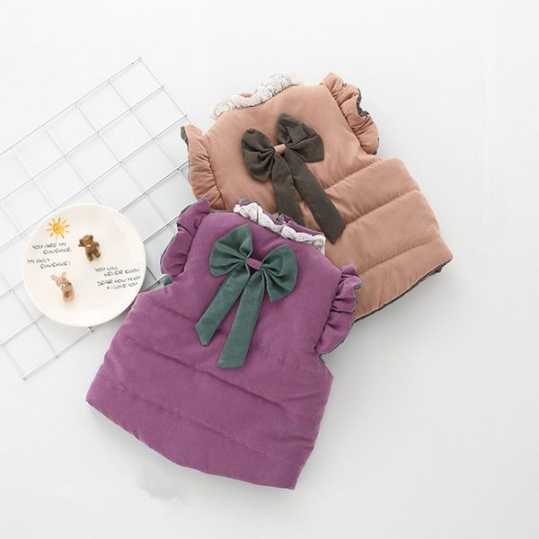 fashion baby girls warm cotton waistcoat winter thicekn korean single-breasted back bow princes vest coat infant girl clothes, Blue
fashion baby girls warm cotton waistcoat winter thicekn korean single-breasted back bow princes vest coat infant girl clothes, Blue
