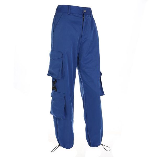 big pockets cargo pants for women high waist loose streetwear pants baggy tactical trouser hip hop joggers, Black;white
big pockets cargo pants for women high waist loose streetwear pants baggy tactical trouser hip hop joggers, Black;white