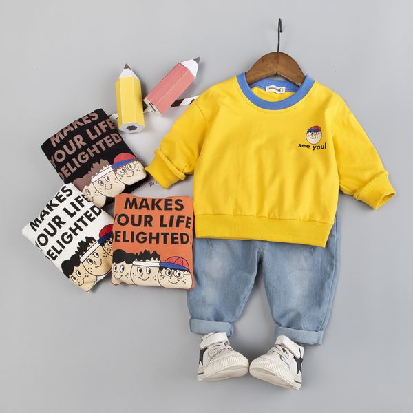 boy clothes 2020 autumn new clothes for kids girls children set 1-3 years baby boys girl clothing cartoon letter shirt+pants, White
boy clothes 2020 autumn new clothes for kids girls children set 1-3 years baby boys girl clothing cartoon letter shirt+pants, White