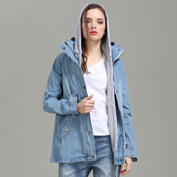 new women denim blue jeans autumn coats women's jacket fashion female hooded long sleeve two-piece coat plus size jackets 6xl, Black;brown
new women denim blue jeans autumn coats women's jacket fashion female hooded long sleeve two-piece coat plus size jackets 6xl, Black;brown