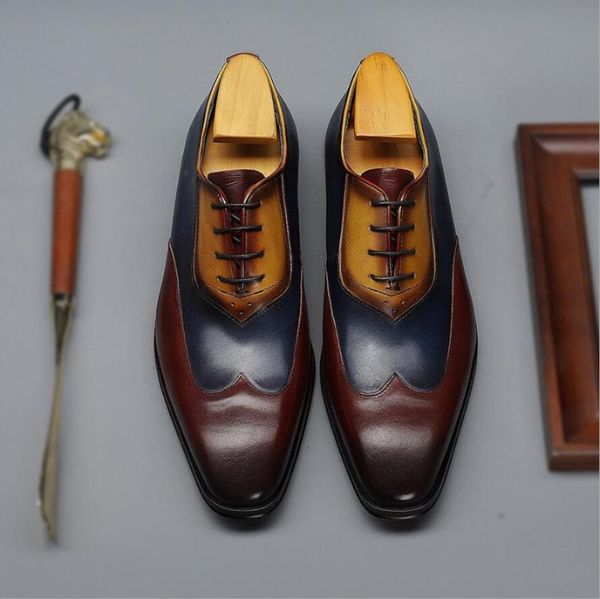 sipriks fashion genuine lether men's shoes red brown navy blue yellow patina oxfords dress shoes itlaian formal tuxedo social 46, Black
sipriks fashion genuine lether men's shoes red brown navy blue yellow patina oxfords dress shoes itlaian formal tuxedo social 46, Black