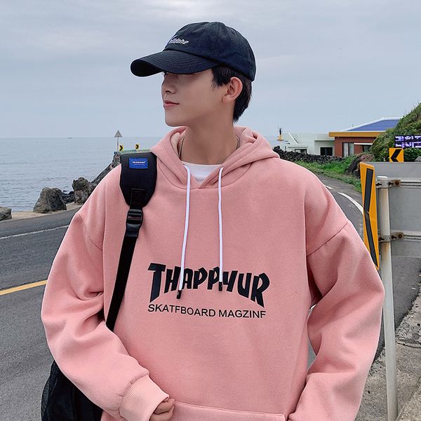 2019 autumn new korean version of the loose couple trend casual round neck print long-sleeved hooded pullover, Black
2019 autumn new korean version of the loose couple trend casual round neck print long-sleeved hooded pullover, Black