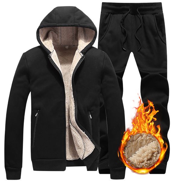 2020 winter running sets tracksuits men set thicken hoodies pants suit sweatshirt sportswear set male hoodie warm sport suits, Black;blue
2020 winter running sets tracksuits men set thicken hoodies pants suit sweatshirt sportswear set male hoodie warm sport suits, Black;blue
