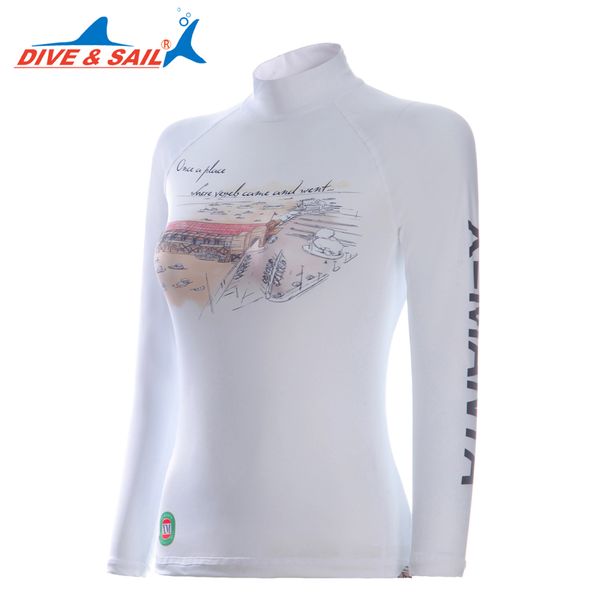 dive&sail lycra upf 50+ rash guards for women body suits separates snorkeling dive skin anti-uv wear surfing sports swim clothes
dive&sail lycra upf 50+ rash guards for women body suits separates snorkeling dive skin anti-uv wear surfing sports swim clothes