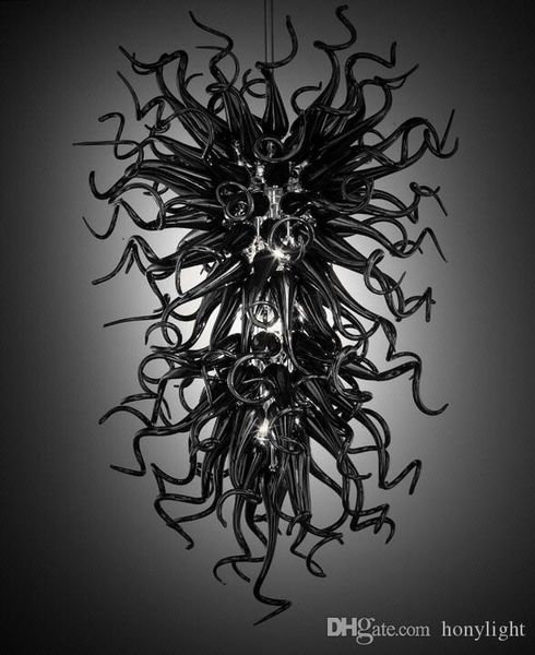 modern black glass crystal chandelier light artistic decoration led energy saving light source hand blown murano glass chandelier
modern black glass crystal chandelier light artistic decoration led energy saving light source hand blown murano glass chandelier