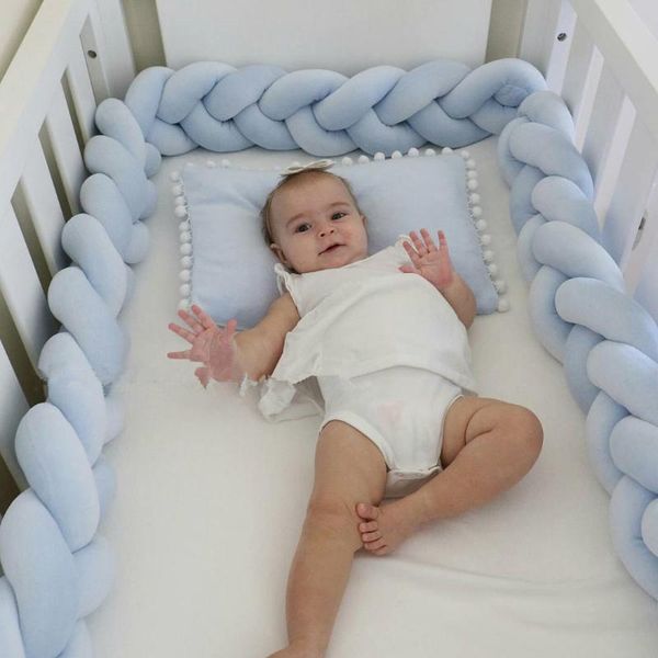 1m/2m/3m baby bed bumpers in the crib for newborn baby pillow cushion cot room decor infant 3 knot braided bumper protector
1m/2m/3m baby bed bumpers in the crib for newborn baby pillow cushion cot room decor infant 3 knot braided bumper protector
