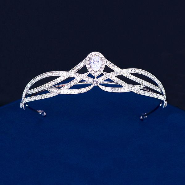 xinyun simple fashion rhinestone crown jewelry zircon bride wedding hair accessories tiaras ladies party dress crown ornaments, Golden;white
xinyun simple fashion rhinestone crown jewelry zircon bride wedding hair accessories tiaras ladies party dress crown ornaments, Golden;white