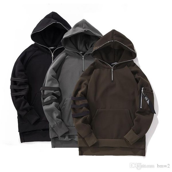 mens hoodies kanye hoodie hip hop sweatshirts the men's brand apparel 2017 winter thick street style mens clothing, Black 
mens hoodies kanye hoodie hip hop sweatshirts the men's brand apparel 2017 winter thick street style mens clothing, Black