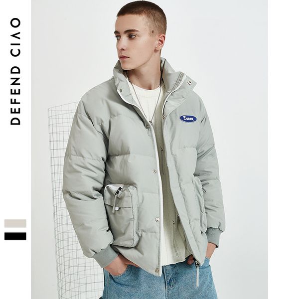new style popular brand outdoor down jacket men's short thick 2019 winter youth casual loose-fit stand-collar jacket, Black
new style popular brand outdoor down jacket men's short thick 2019 winter youth casual loose-fit stand-collar jacket, Black