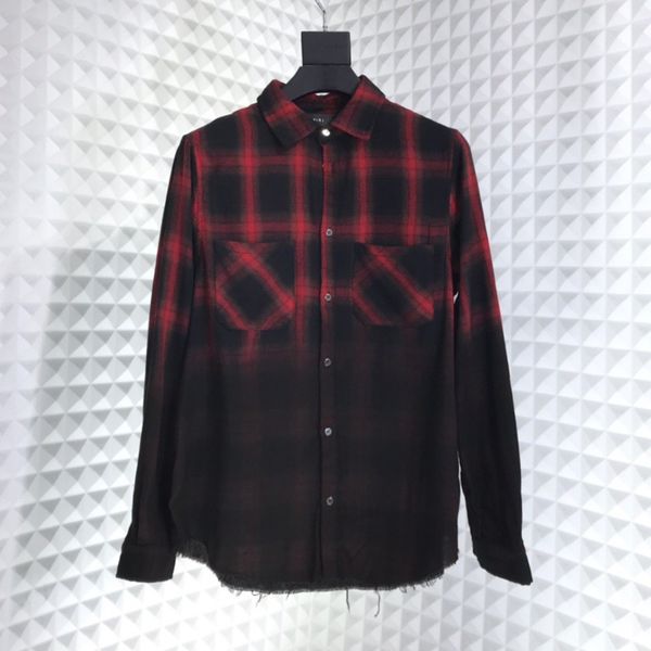 new arrivals summer stylegradient check printed cotton long-sleeved shirts shirt shirt style men joint camisas hombre hip hop t-shirt s-xl, White;black
new arrivals summer stylegradient check printed cotton long-sleeved shirts shirt shirt style men joint camisas hombre hip hop t-shirt s-xl, White;black