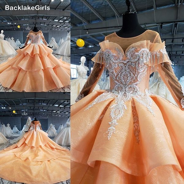 party dresses dubai plus size evening dress round neck orange tulle long sleeve formal multi-layer vestidos de mujer fiesta noche, White;black
party dresses dubai plus size evening dress round neck orange tulle long sleeve formal multi-layer vestidos de mujer fiesta noche, White;black