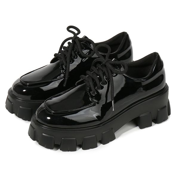 2020 new single shoes women patent leather platform shoes for women college style black flats leather zapatos mujer
2020 new single shoes women patent leather platform shoes for women college style black flats leather zapatos mujer