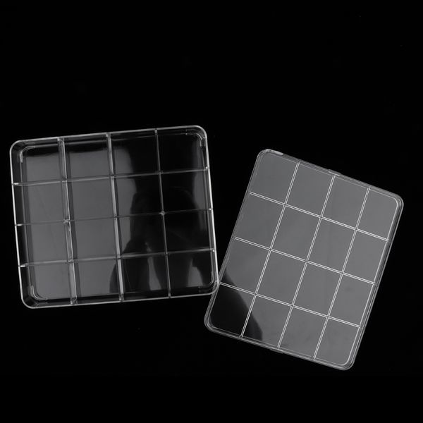 16 slots crystal clear nail glitter nail art design decoration storage case makeup shimmer organizer box acrylic with dust proof lid
16 slots crystal clear nail glitter nail art design decoration storage case makeup shimmer organizer box acrylic with dust proof lid