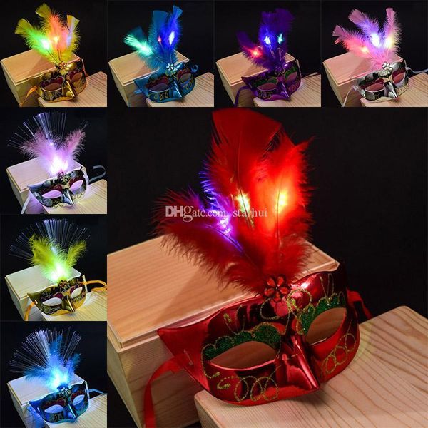 led halloween party masks flash glowing feather mask mardi gras masquerade cosplay venetian masks halloween costumes party gift wx9-61
led halloween party masks flash glowing feather mask mardi gras masquerade cosplay venetian masks halloween costumes party gift wx9-61