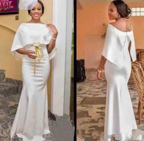 prom dresses 2020 simple bateau neck with cape mermaid satin short sleeves floor length african party dress evening gowns custom plus size, Black
prom dresses 2020 simple bateau neck with cape mermaid satin short sleeves floor length african party dress evening gowns custom plus size, Black