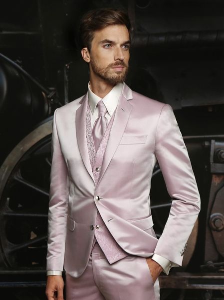 latest coat pant designs pink pattern satin men suit slim fit 3 piece italian tuxedo custom stylish suits terno masculino s8, White;black
latest coat pant designs pink pattern satin men suit slim fit 3 piece italian tuxedo custom stylish suits terno masculino s8, White;black