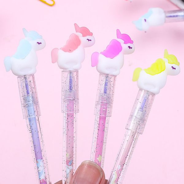 4 pcs/lot unicorn erasable gel pen cute 0.5 mm blue ink signature pen school office writing supplies stationery
4 pcs/lot unicorn erasable gel pen cute 0.5 mm blue ink signature pen school office writing supplies stationery