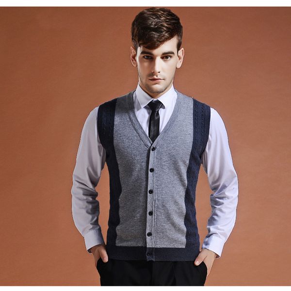 new arrival mens vest sweaters autumn winter male knit cardigan wool vest sleeveless sweater men casual sweaters, Black;white
new arrival mens vest sweaters autumn winter male knit cardigan wool vest sleeveless sweater men casual sweaters, Black;white