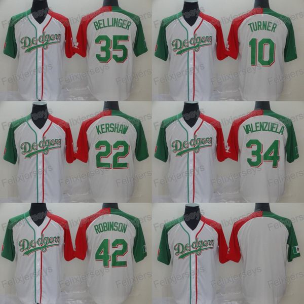 10 Justin Turner 2019 Los Angeles Mexican Heritage Night Fernado Valenzuela Cody Bellinger Clayton Kersha 42 RobinsonBaseball Jerseys
10 Justin Turner 2019 Los Angeles Mexican Heritage Night Fernado Valenzuela Cody Bellinger Clayton Kersha 42 RobinsonBaseball Jerseys
