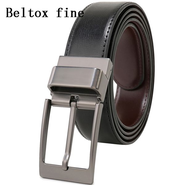 men's reversible dress genuine leather belt with rotate prong buckle designer belts black/brown size 28-58 wholesale ceinture
men's reversible dress genuine leather belt with rotate prong buckle designer belts black/brown size 28-58 wholesale ceinture