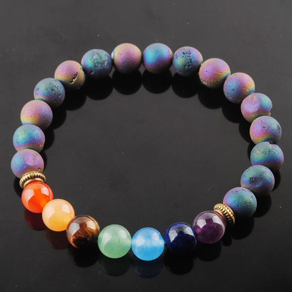wojiaer 8mm women men strands natural colorful mineral beads 7 chakra bracelets healing energy meditation gem stone mala bracelet k3326, Black
wojiaer 8mm women men strands natural colorful mineral beads 7 chakra bracelets healing energy meditation gem stone mala bracelet k3326, Black