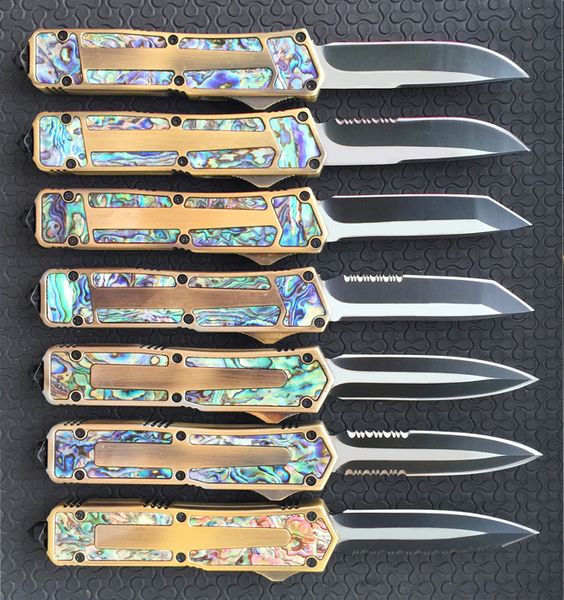 7 Styles Survival Knife Gold abalone handle 440C steel Two-tone blade single blade Serrated Tanto point knives new in original box P81Q F
7 Styles Survival Knife Gold abalone handle 440C steel Two-tone blade single blade Serrated Tanto point knives new in original box P81Q F