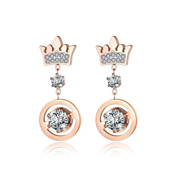 new stainless steel rose gold cubic zirconia crown stud earrings sparkling wedding earrings jewelry for women je19092, Golden;silver
new stainless steel rose gold cubic zirconia crown stud earrings sparkling wedding earrings jewelry for women je19092, Golden;silver