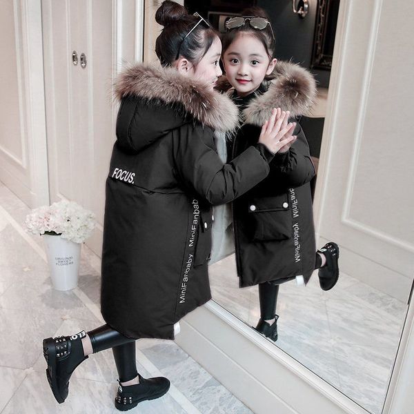 girls winter clothing coat padded jacket 2020 new girl long thicken cotton jackets hooded big fur collar warm letters jackets, Blue;gray
girls winter clothing coat padded jacket 2020 new girl long thicken cotton jackets hooded big fur collar warm letters jackets, Blue;gray