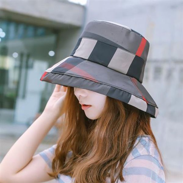 new fisherman hat female spring and summer hat outdoor uv sun visor sun protection sun hat japanese lattice basin cap, Blue;gray
new fisherman hat female spring and summer hat outdoor uv sun visor sun protection sun hat japanese lattice basin cap, Blue;gray