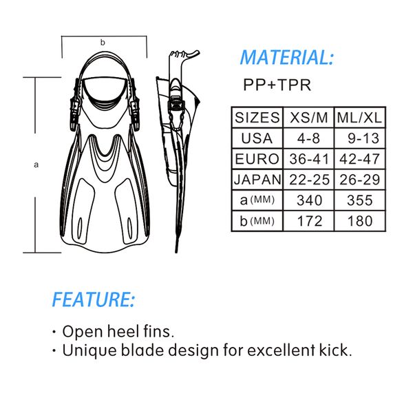 whale fn-200 swimming fins short scuba snorkeling shoes swim fins trek foot flipper diving flippers diving fins with heel
whale fn-200 swimming fins short scuba snorkeling shoes swim fins trek foot flipper diving flippers diving fins with heel