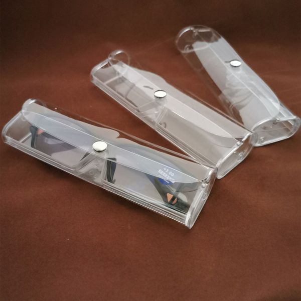 pvc presbyopic plastic case case crystal button glasses pvc plastic box transparent glasses box
pvc presbyopic plastic case case crystal button glasses pvc plastic box transparent glasses box