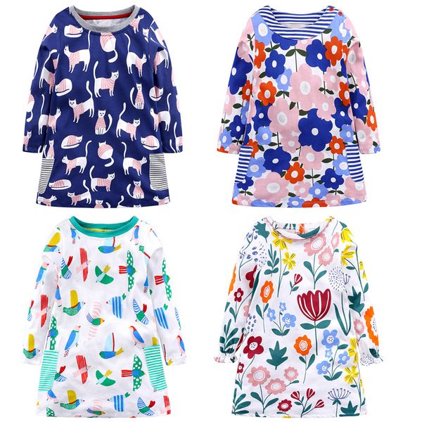 kids girls dresses printed 7 design autumn long sleeve cat floral striped printed pocket dress clothes girls outfits 18m-6t, Red;yellow
kids girls dresses printed 7 design autumn long sleeve cat floral striped printed pocket dress clothes girls outfits 18m-6t, Red;yellow