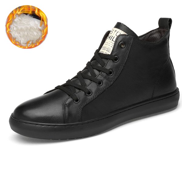 black high men leather sneakers tenis masculino sneaker mens sports shoes for male zapatillas deportivas hombre coturno 
black high men leather sneakers tenis masculino sneaker mens sports shoes for male zapatillas deportivas hombre coturno