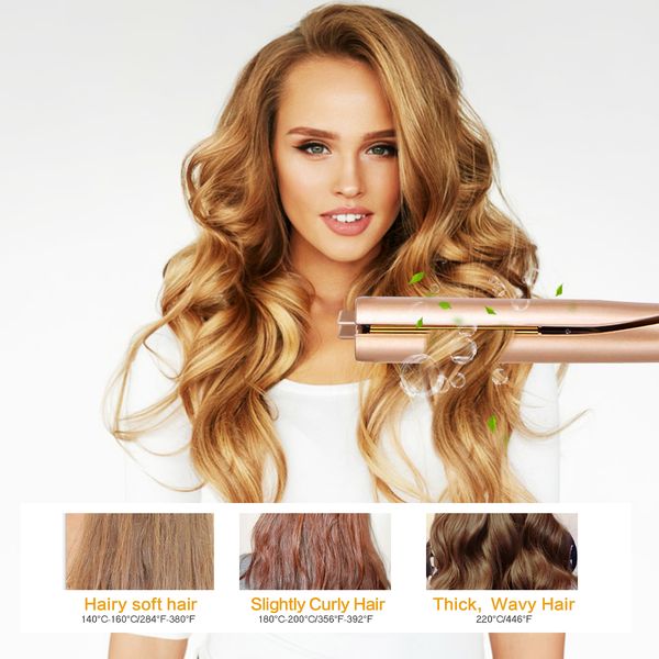 titanium flat iron gold twist hair straightener and curler 2 in 1 straightener & curling iron for salon hair professional
titanium flat iron gold twist hair straightener and curler 2 in 1 straightener & curling iron for salon hair professional