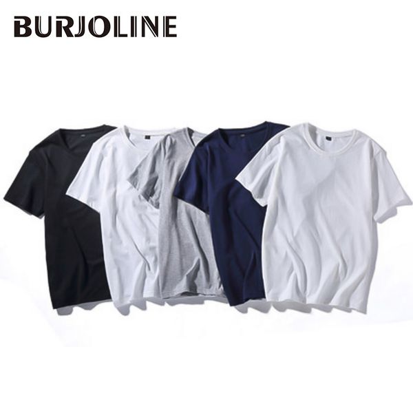 burjoline brand 5-pack new men clothing t shirt summer short sleeve o-neck casual slim tees u3305, White;black
burjoline brand 5-pack new men clothing t shirt summer short sleeve o-neck casual slim tees u3305, White;black