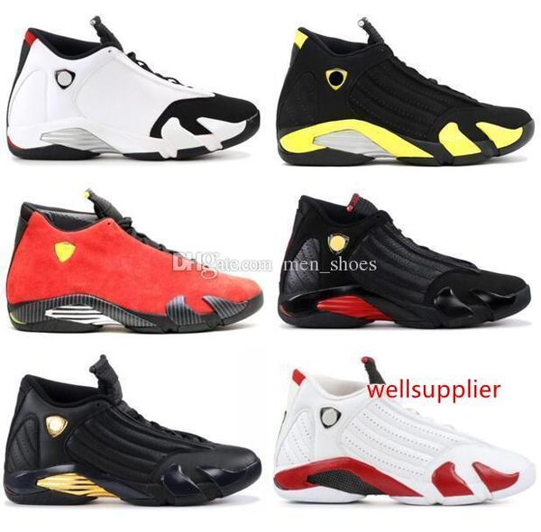 14 14s black toe fusion varsity red suede thunder men basketball shoes last sdmp candy cane sneakers with shoes box
14 14s black toe fusion varsity red suede thunder men basketball shoes last sdmp candy cane sneakers with shoes box