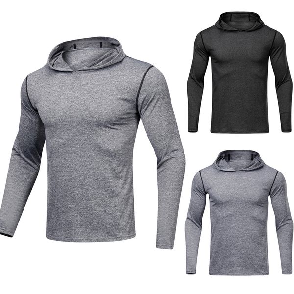 s-2xl men's sports fitness long sleeved shirt hooded loose elastic fast dry dark gray drop shipping, Black
s-2xl men's sports fitness long sleeved shirt hooded loose elastic fast dry dark gray drop shipping, Black